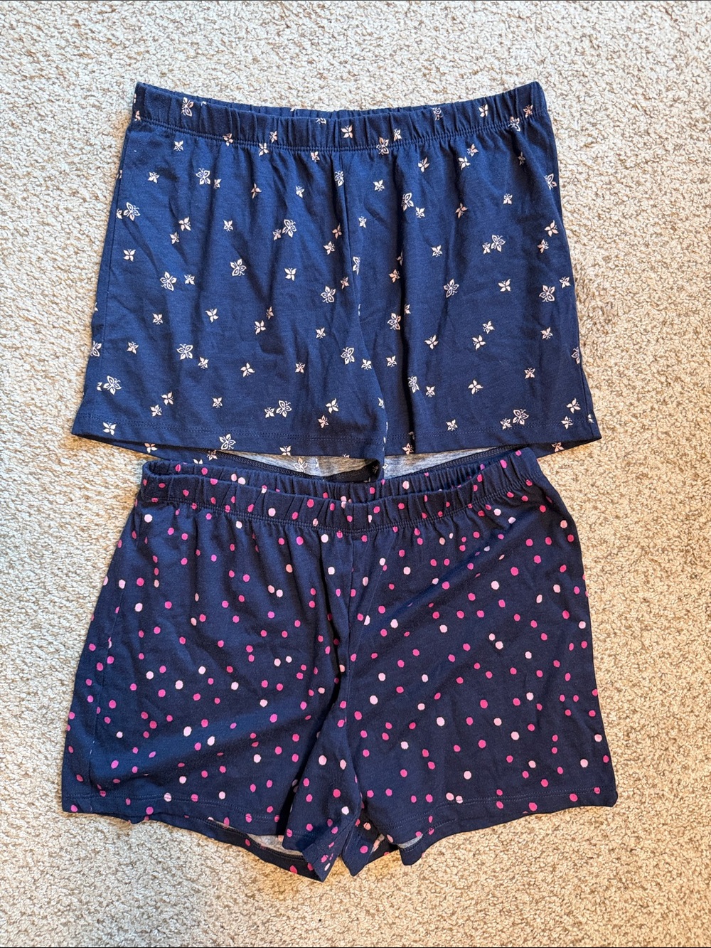 Women’s Navy Sleep Shorts - Two-Pack